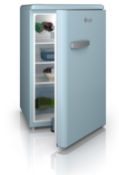 NEW Swan SR11030BLN Retro Vintage Larder Fridge in Blue