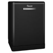 Swan SDW7040BN Retro Style Dishwasher in Black  Brand New complete with full Warranty 

Classic