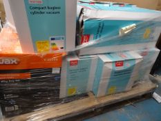 1 x Pallet to contain approx 14 x Customer returned vacuum cleaners to include: vax cylinder,