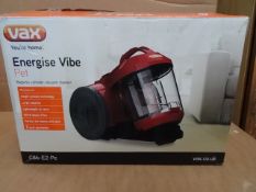1 x Vax Erergise Vibe Pet C86-E2-Pe bagless cylinder vacuum cleaner. Large Capacity single cylonic
