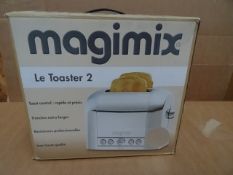 1 x Magimix le Toaster 2. Magimix Le Toaster 2 is a professional quality toaster that can brown