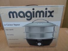 1 x Magimix Le Cruiseur Vapeur Multi Function Steamer. Large capacity, fast cooking, multifunctional
