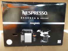 1 x Magimix Nespresso Essenza & Aeroccino3 Coffee machine and Milk Frother! RRP £150! High spec,