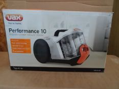 1 x Vax Performance 10 Bagless Cylinder Vacuum Cleaner. C86-PC-Be. Lightweight, Compact design