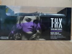 3 x THX Total Hair Experts Wave Hello 32MM Curling Tongs. Ceramic Coated, Fast Heat up time, Digital