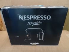 1 x Nespresso Maestria M400. The Nespresso Maestria coffee machine by Magimix offers perfect
