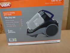 1 x Vax C86-VC-BP Cylinder Bagless Vacuum Cleaner. 2000W, High suction power, lightweight, reduces