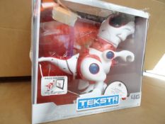 1 x Teksta Robotic T-Rex. Interactive, touch sensitive. Wireless technology, gesture control! No