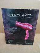 5 x Andrew Barton Salon Blow Dry Prodessional 2100w AC Hair Dryers. Powerfull, Ionic conditioning