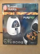 1 x Russell Hobbs Purifry. Cook chips, vegetables, cakes, meat and fish! The Heathier way! RRP £149!