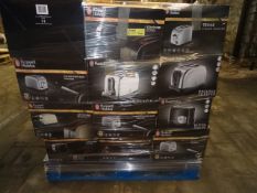 1 x High Value (RH2) Pallet to contain approx. 72 x 2 Slice Russell Hobbs Toasters to include