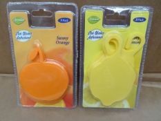 72 x Aromatize 3 Pack dish washer freshners. Includes Zesty Lemon & Sunny Orange! Great Smeling,
