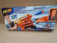 1 x Nerf N-Strike Elite Demoilsher 2 in 1. Fires Darts upto 27m! Motorised dart blasing. Fun for all