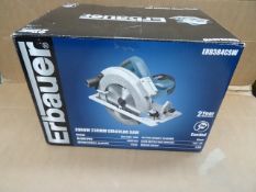 1 x Erbauer ERB384CSW 2000W 235MM Circular Saw. Professional saw with laser and parallel guide,