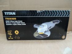 1 x Titan TTB283GRD 2350W 230mm Angle Grinder. 3 Meter cord, 230mm disk, highly durable design. Very