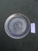 Cut Lead Crystal - Display Plate - Fruit Platter - 31cm Dia.