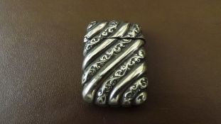 Victorian / Edwardian Vesta Case(1880 - 1905)
5cms x 4 cms - S/P