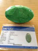 617ct Oval Mixed Cut Brazilian Natural Emerald