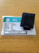 255.85ct Natural Blue Emerald Cut Sapphire