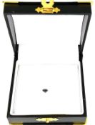 A 0.60ct Rare Black Diamond. 5.00mm x 5.00mm x 3.4mm. Appraisal value $387.00 approx £259.91