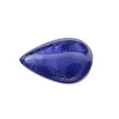 An Amazing Pear Cut Cabochon Tanzanite Gemstone 13.66ct. Appraisal $5,465.00 approx £3,663.03