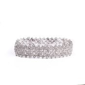 A stunning 1.00 carat 72 diamonds and Rhodium Bracelet. Appraisal value $1,510.00 approx £1009.83