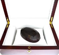 A 1016.40 carat Oval Cut Ruby Gemstone. Appraisal value $8,155.00 approx £5,453.76