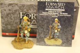 A very collectable Corgi Forward March hand painted metal figure French Infantry Corporal.