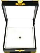 0.72 carat Round Cut Rare Black Diamond Gemstone. Appraisal value $465.00 approx £311.72