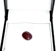 A beautifully cut Oval Cut Ruby Gemstone 11.73 carat. Appraisal value $3,050.00 approx £2,050.49