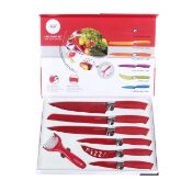 Swiss Royalty Line Knife Set. Non-Stick Coating, Sharp Blades.