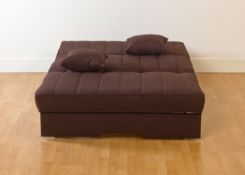 1 X 4ft Zig Zag Sofabed in Nabucco Coffee.  Brand New Boxed (picture is for style of sofa bed only)
