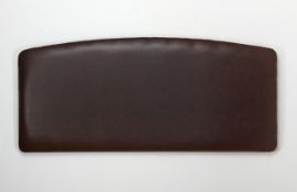 1 X 5'0 Faux Leather Brown Curved Headboard. Brand New Boxed