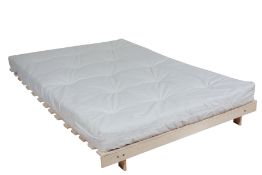1 X 4'6 Mito Futon complete with mattress. Natural. Brand New boxed