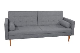 4 X Taylor Clic Clac sofa bed in Pewter. Brand New boxed