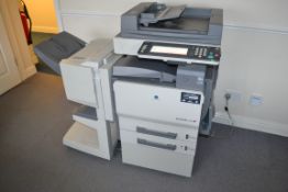 Konica C250 Bizhub colour Copier,Printer,Scanner with Finisher working
