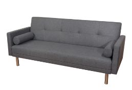 2 X Monroe Clic Clac sofabeds in Pewter. Brand New boxed