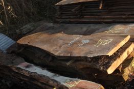 English Walnut	Air Dried Over 2 years.	Planks:-	Qty	6	@	96	x	16 to 22	x	2 to 3 1/4	Approximatly	10.0