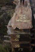 English Walnut	Air Dried Over 2 years.	Planks:-	Qty	7	@	102	x	16	x	2 1/4 to 4 1/4	Approximatly	23.