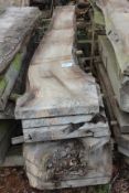 English Elm	Air Dried Over 2 years.	Planks:-	Qty	7	@	120	x	12	x	2	Approximatly	11.7	Cu ft
