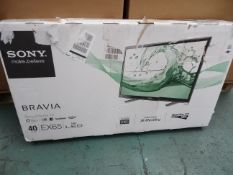 1 x Sony Bravia EX65 LED 40 Inch Internet TV. RRP £499! High spec and high quality! Unchecked/