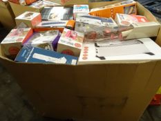 1 x Large Pallet (A29) to contain various items such as: heated underblanket, glitter lamp,