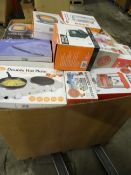 1 x Large Pallet (A19) to contain various items such as: double hot plate, portable gas heater,