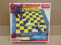 8 x Trefl Marvel Spider Sense Spider Man Draughs set. For ages 5+ years. 15-45 minutes game play!