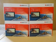 4 x Agfaphoto 7 Inch Touch Screen Tablet PC's. Powered By Android 4.2.2 Jellybean Operating