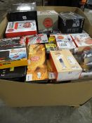 1 x Large Pallet (A18) to contain various items such as: r/c helicopter, lava lamps, shaver set,