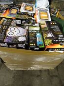 1 x Large Pallet (A15) to contain various items such as: electrolite 4 way multi adaptor, solar