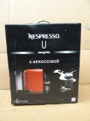 1 x NESPRESSO U Magimix Nespresso coffee machine + Aeroccino3. A tactile interface
Your U machine