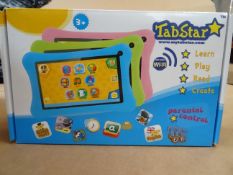 1 x Tabstar Kids Learning Tablet PC. Learn, Play, Read & Create! Comes with Kidsafe Wifi! High