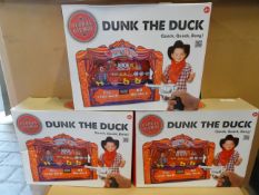 3 x Global Gizmos Dunk The Duck Kids Shotting Game. 'Try your luck, hit a duck' RRP £29.99 Each!